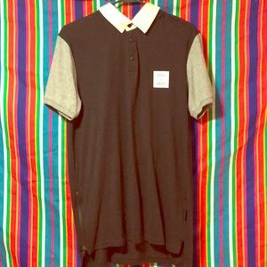 color contrast s/s polo